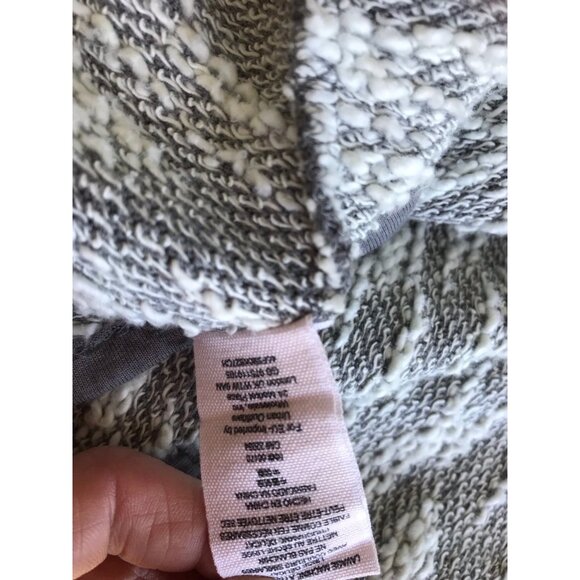 Free People In The Loop Boho Cardigan Sweater Gray Waterfall Size S - Picture 9 of 12